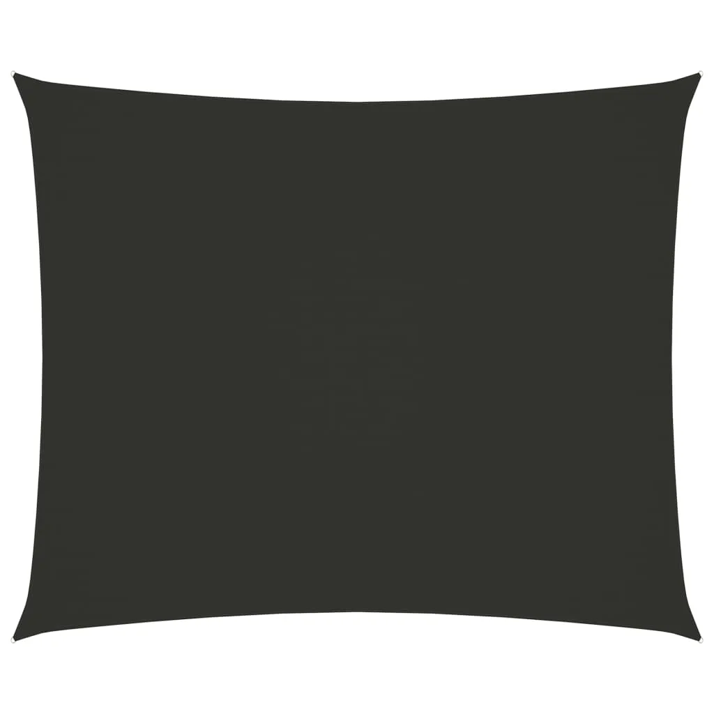 Sunshade Sail Oxford Fabric Rectangular 4x5 m Anthracite