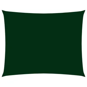 Sunshade Sail Oxford Fabric Rectangular 4x5 m Dark Green