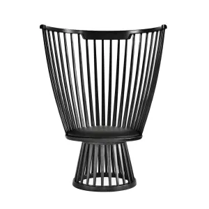 tom dixon | fan chair | black