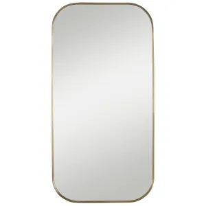 Uttermost Taft Plated Brass Mirror