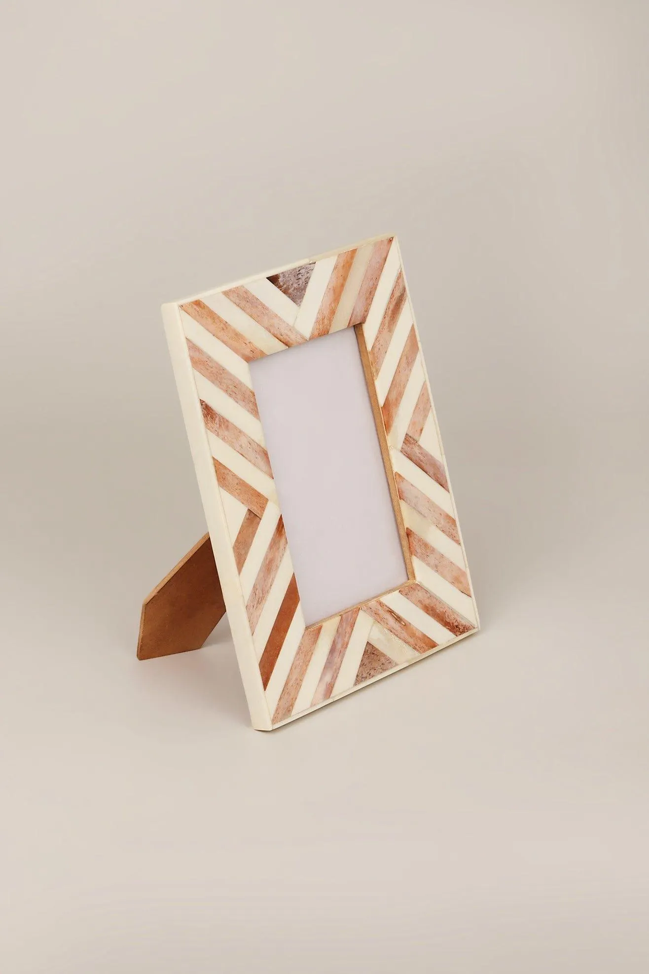 Wooden with Stripes Craft Art Stylish Photo Frames