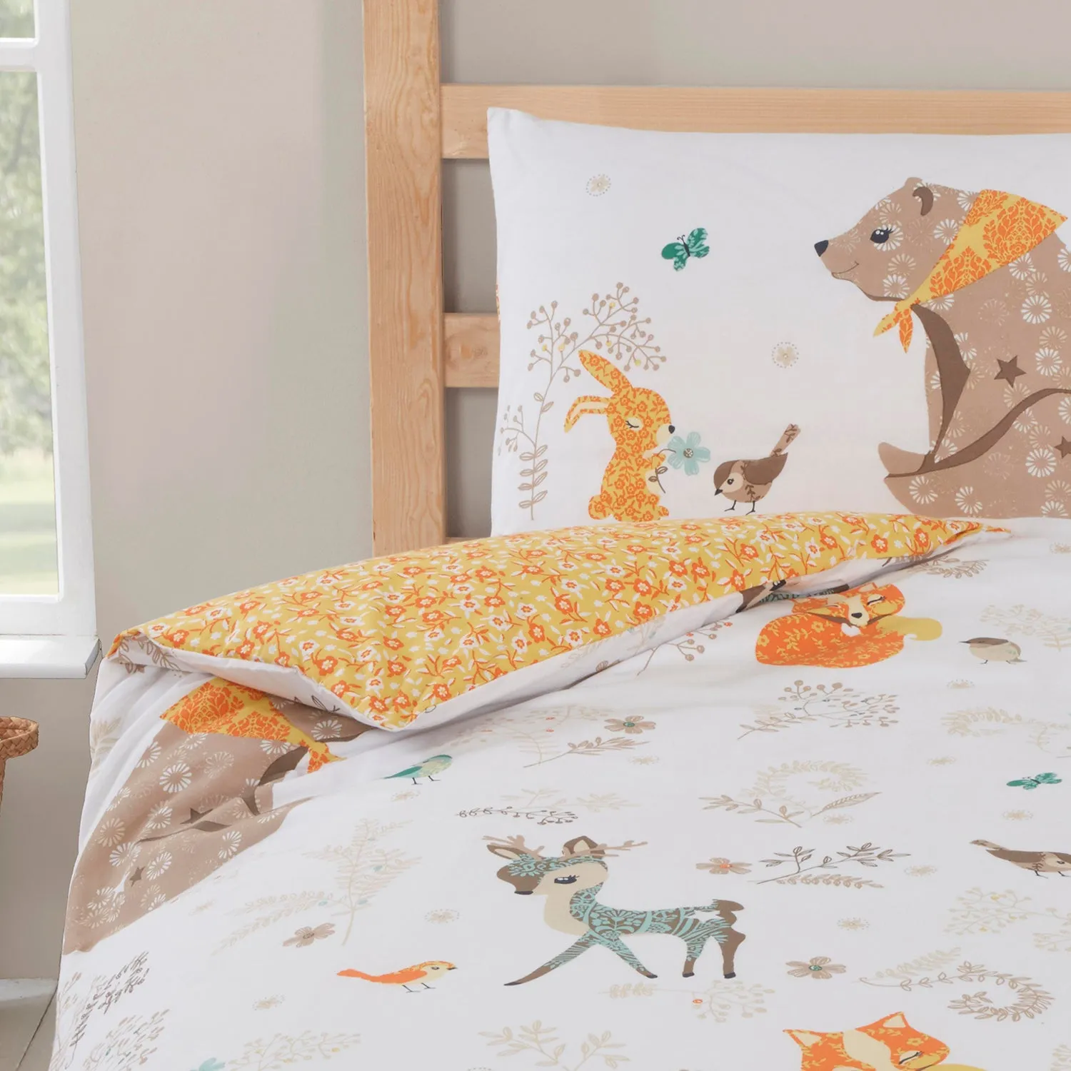 Woodland Friends Fitted Sheet